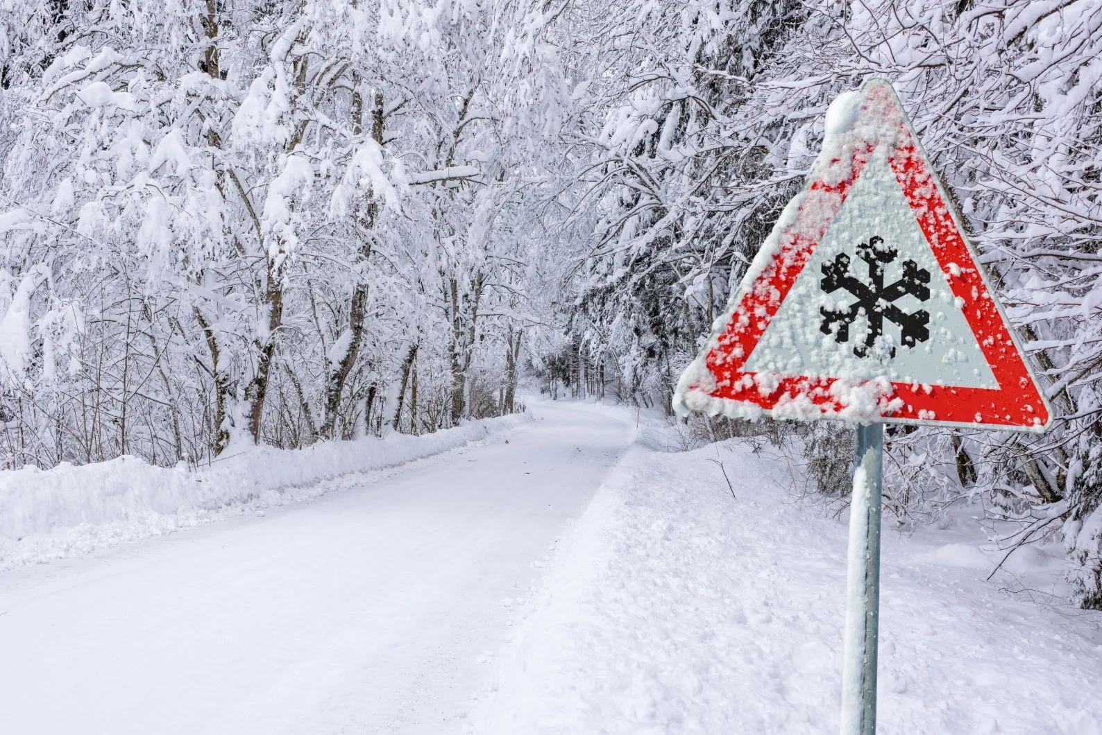 路牌上的雪：几乎没有人知道这个交通规则❄️⛔